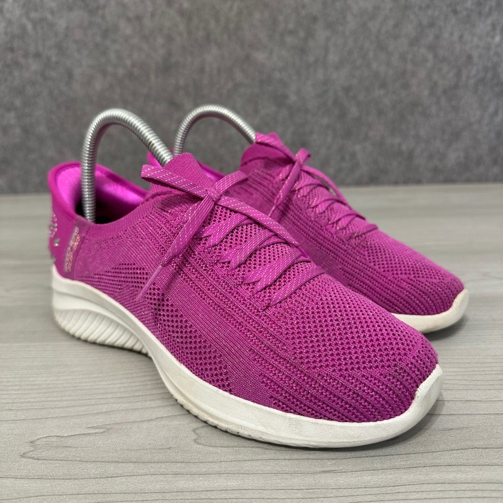 Skechers Ultra Flex 3.0 Butterfly Dream Women Size 6.5 Pink Slip-Ins Sneakers